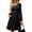 Black, variant on Women's Fashion Round Neck Casual Slim Solid Waist Long Sleeve Dresses - Elegant and Fitted Dress with Waist Accent, Perfect for Slimming Silhouettes or Office Wear,Coffee 2XL