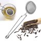 thumbnail image 4 of Colador Infusor de té de acero inoxidable reutilizable Filtro de bola de té con mango, 4 of 9