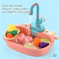 thumbnail image 4 of WLOELOEW Pink Children'S Kitchen Toy Set With Running Water Educational Gifts For Boys, 4 of 7