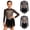Black, variant on Girls Fringe Leotard Shiny Rhinestone Tassel Latin Dance Dress Cha Cha Competition Dancewear Fluorescent Green 6