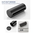 thumbnail image 3 of Dispensador De Bolsas De Plástico Montado En La Pared De Aluminio Sin Perforación Bolsa De Basura Caja De Almacenamiento Contenedor Para Sala De Estar Cocina Baño (Negro) Vogacara HA017406-00, 3 of 7