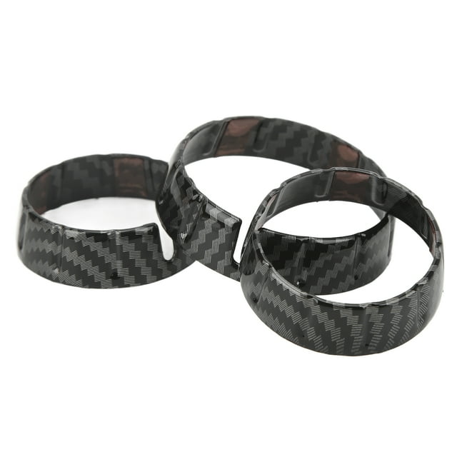 Anillo de perilla de control de clima de ca, Cubierta de botón de aire acondicionado de audio 3pcs/Configurar anticorrosión para la decoración de la decoración del automóvil