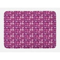 thumbnail image 1 of Purple Bath Mat, Abstract Chaotic Spotted Pattern in Purple Shades Camouflage Style Mottled Design, Plush Bathroom Decor Mat with Non Slip Backing, 29.5" X 17.5", Multicolor, by Ambesonne, 1 of 2