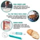 thumbnail image 4 of Breadsmart Kit para hacer pan artesanal, juego de 5 piezas de suministros para hornear pan de masa fermentada, raspador de cojo, batidor, cesta para prueba de pan Banneton y forro de algodón, 4 of 5