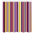 thumbnail image 2 of Ambesonne Pastel Shower Curtain, Striped Pattern Lines Print, 69"Wx75"L, Dark Magenta, 2 of 4
