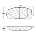 thumbnail image 3 of Centric Parts Disc Brake Pad P/N:300.16280, 3 of 3