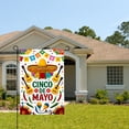 thumbnail image 2 of Amhnf Cinco De Mayo Mexican Theme Garden Flag With Sombrero Guitar And Chili Pepper Design For Home Outdoor Garden Yard Decor 12x18 inch, 2 of 5