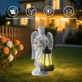 thumbnail image 6 of Vacemry Under $5 Angel Lantern Solar Light, Outdoor Garden Statue with LED Illumination, Weatherproof Resin Construction, Pathway Decor for Evening Atmosphere, 6 of 6