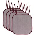 thumbnail image 1 of Cojín para silla Sweet Home Collection, espuma viscoelástica, paquete de 4, 1 of 5