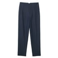 thumbnail image 4 of YFELWZ Womens Plus Size Casual Formal High Waisted Pants Slim Slacks Navy S, 4 of 4