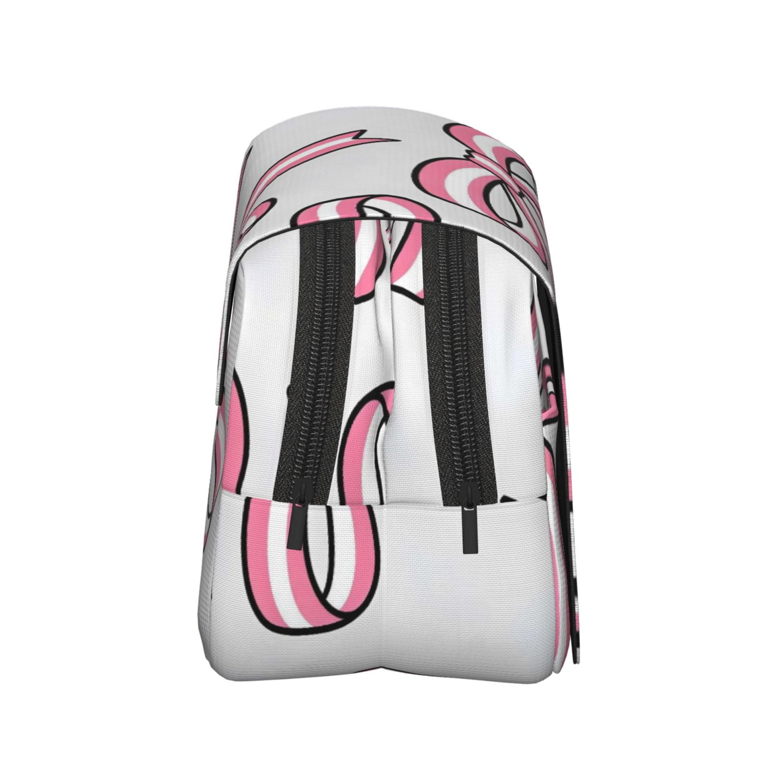 Large-Capacity Flip-Top Double-Layer Pencil Case, Multi-Functional Pocket Pen Case, Durable Stationery Organizer Pink And White Bows