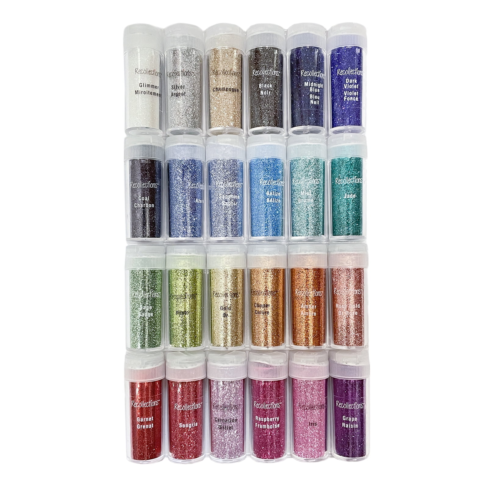 Extra Fine Glitter Pack by Recollections - Assorted Glitter Set for Resin - Card Making - Decorations - Home DecorProject and Arts & Crafts - 1 Pack