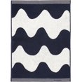 thumbnail image 1 of Marimekko - Serviette à Main en Coton Éponge Lokki (Bleu Foncé), 1 of 7