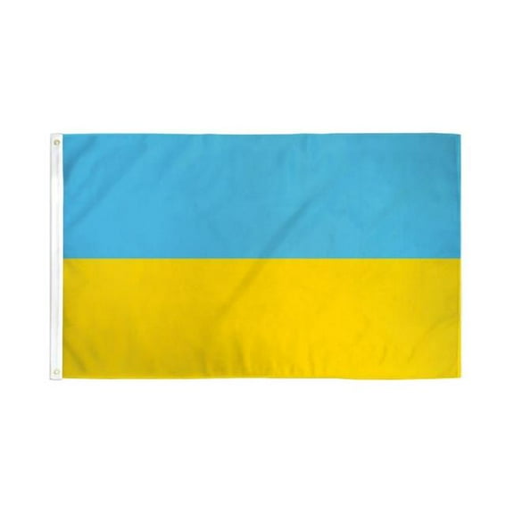 36 x 60 in. Ukraine Polyester Flag