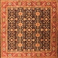 thumbnail image 1 of Ahgly Company Indoor Square Oriental Orange Traditional Area Rugs, 3' Square, 1 of 4