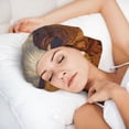 thumbnail image 6 of Rateoe Western Desert Cowboy Cloud Pattern Silk Satin Hair Bonnet for Sleeping, Adjustable Sleep Cap Turban for Women , Curly Straight Hair Long Large Braid, 6 of 6