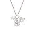 thumbnail image 2 of Delight Jewelry Silvertone Gotta Dance Let Things Go Fall Zoey Charm Necklace, 28", 2 of 4