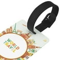 thumbnail image 3 of Sikiie World Travel3 Luggage Tags Privacy Cover ID Label Suitcase Tags Identifiers For School Bags,Suitcases, 3 of 7