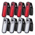 thumbnail image 1 of AMERTEER 8Pack USB Rechargeable LED Bike Tail Light Front Headlight and Rear Bicycle Light for Road Cycling, 1 of 7