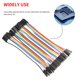 thumbnail image 4 of Cable De Puente De 40 Pines, 5 Uds., 10Cm, Macho A Hembra, Cable De Placa De Pruebas Multicolor Multifuncional Para Laboratorio De Experimentos De Circuito Noticed TO002769-00, 4 of 7
