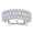 Marquise Cut weight:2.0ct, variant on Moissanite Wedding Bands for Women 1.0ct Round Cut D Color VVS1 3-Row Eternity Wedding Ring Size 7