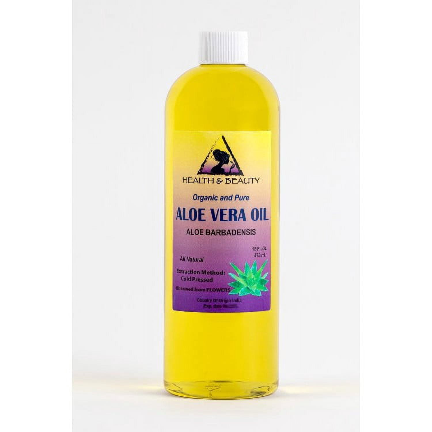 Aloe Vera Oil Organic Carrier Cold Pressed Premium Natural 100% Pure 32 oz