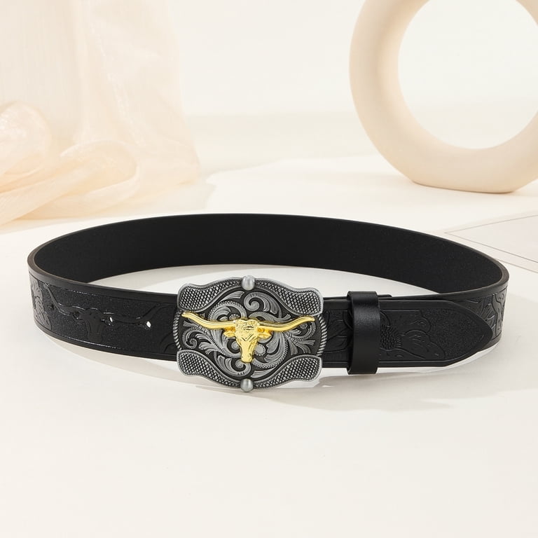 WINDLAND Vintage Western Belt Cowboy Belts For Men Western