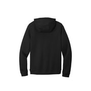 Nike Mens Club Fleece Pullover Hoodie CJ1611 (Black/White, Medium)