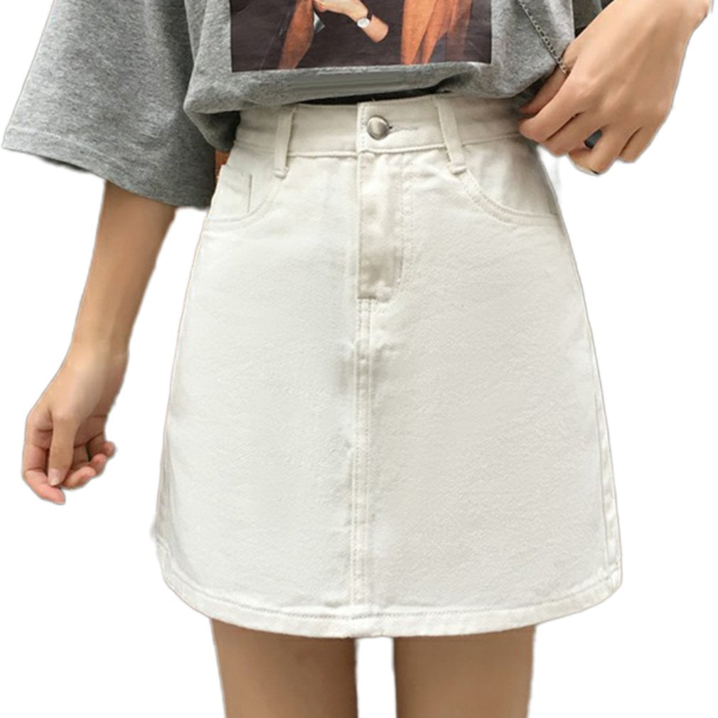 Summer Korean Version Denim Skirt 