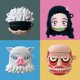 thumbnail image 2 of Funda 3D de dibujos animados de Anime para AirPods 1 2 Pro, caja de carga, silicona suave, auriculares inalámbricos Bluetooth, cubierta protectora xuanjing  unisex, 2 of 2