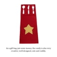 thumbnail image 4 of Moyic 4 unidades/juego de bolsa de soporte para cubiertos con estrella de Navidad, bolsa de almacenamiento para vajilla, bolsillo para Kits de decoración para fiestas, 4 of 6