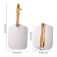 thumbnail image 7 of Beforeyayn 12 X 14 Inch Metal Pizza Spatula with Foldable Wood Handle - Aluminum Pizza Peel Pizza Paddle for Family Pizza Oven Baking Pizza, Dough, Bread Holiday Savings Gifts, 7 of 7