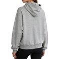 thumbnail image 4 of Yfalhf Long Sleeve Zip Up Jackets for Women Y2K Hoodie | Full Zip Hoodie, Hooded Jacket Women, Jackets for Women Casual, Color Sweatshirts Pullover Top with Arm Zipper Dark Blue L, 4 of 6