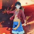 thumbnail image 5 of One Piece Standing Posture Luffy 27cm Double Head Eagle Meteor Hat Group Gift GK Hand Decoration Toy, 5 of 5
