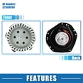 thumbnail image 6 of Unique Bargains HVAC Heater Blower Motor with Fan Cage No.52498869 for Chevrolet Blazer 1992-1994 for GMC C1500, 6 of 6