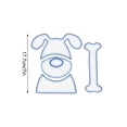 thumbnail image 2 of Loyal Puppy Quilting Template Set | Acrylic Sewing Ruler for DIY Crafts | 3 Sizes 7 9 12 Inch Square | Beginner-Friendly Pattern for Quilting Embroidery & Handmade Gifts, 2 of 2