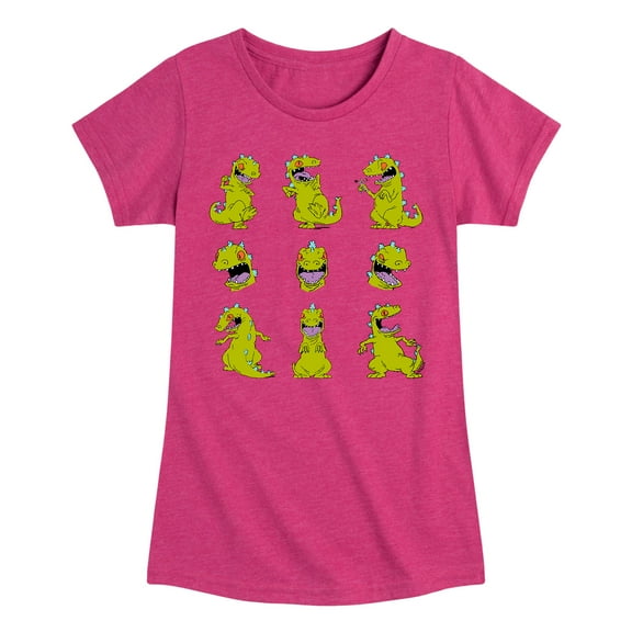Rugrats - Reptar Sheet - Toddler And Youth Girls Short Sleeve Graphic T-Shirt