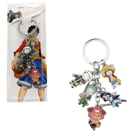 Pirate Crews - One Piece 1" Keychain 5 pc. Pendant