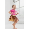thumbnail image 4 of Disney Frozen Princess Anna Big Girls T-Shirt Skirt and Scrunchie 3 Piece Outfit Set Toddler to Big Kid, 4 of 5