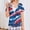 #001#-Dark Blue, variant on Post Shoulder Surgery Shirts for Women Tear Away Side Snap Chemo Port Shirts Short Sleeve Adaptive Clothing 2026 Brown M