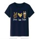 thumbnail image 3 of Mujeres Manga Corta de Verano Tops Pascua Impresa Cuello Redondo, Blusa de Moda Casual para la Primavera, 3 of 5