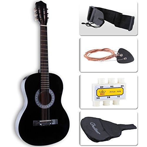 Youth Guitar Straps Acoustic - Lagrima 38 Acoustic Guitars Natural 6 Steel Strings Youth Kids Guitars With Nylon Bag Tuner Picks Strap For Beginners Adults Blue Walmart Com Walmart Com