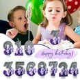 thumbnail image 3 of Gradient Purple Bow Number 8 Candle for Birthday Cake, Creative Birthday Cake Decoration Supplies and Party Decoration Candle, Version I, 3 of 4