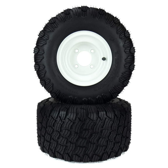 (2) Reaper Turf Tire Assemblies 18x9.50-8 Fits Walker Models D and T 7070