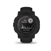 Garmin Instinct 2 Solar, Tactical-Edition, GPS Outdoor Watch, Solar Charging Capabilities, Multi-GNSS Support, Trackback Routing, Black