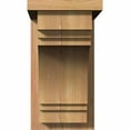 thumbnail image 2 of 7 1/2"W x 14"D x 14"H Pescadero Smooth Corbel w/Backplate, Western Red Cedar, 2 of 9