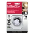 thumbnail image 4 of Prime Wire & Cable PMWTNI2412 24H Extension Electrom Push Pin Timer - White, 4 of 4
