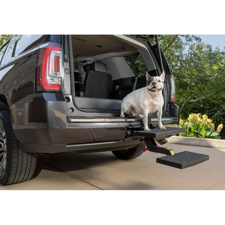 Tow hitch dog best sale step