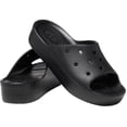 thumbnail image 3 of Sandalias Plataforma Clásicas para Mujer Crocs Negras Talla 10, 3 of 8