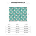 thumbnail image 5 of Fuzoiu Pig And Flower Print Flannel Blanket,Throw Blanket,Flannel Home Decor,Fleece Bed Blankets,Cozy Soft Blanket for Bed, Sofa, Camping, and Travel-60"x50", 5 of 6